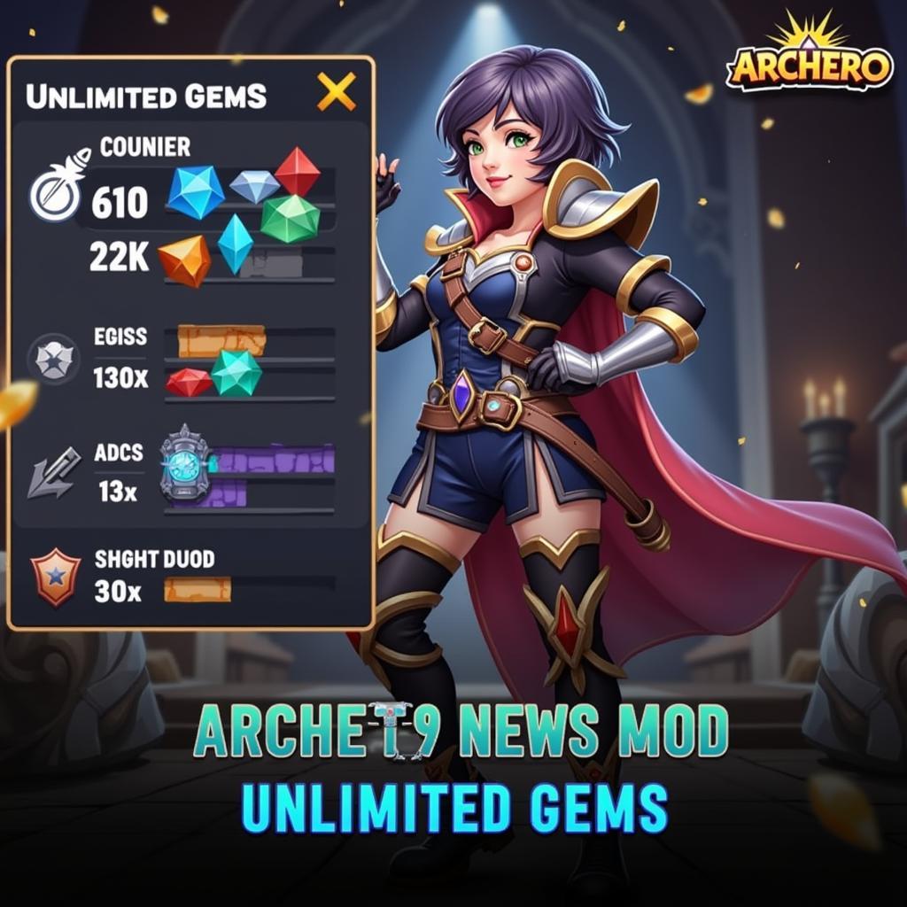 Archero APK Mod Unlimited Gems Screenshot