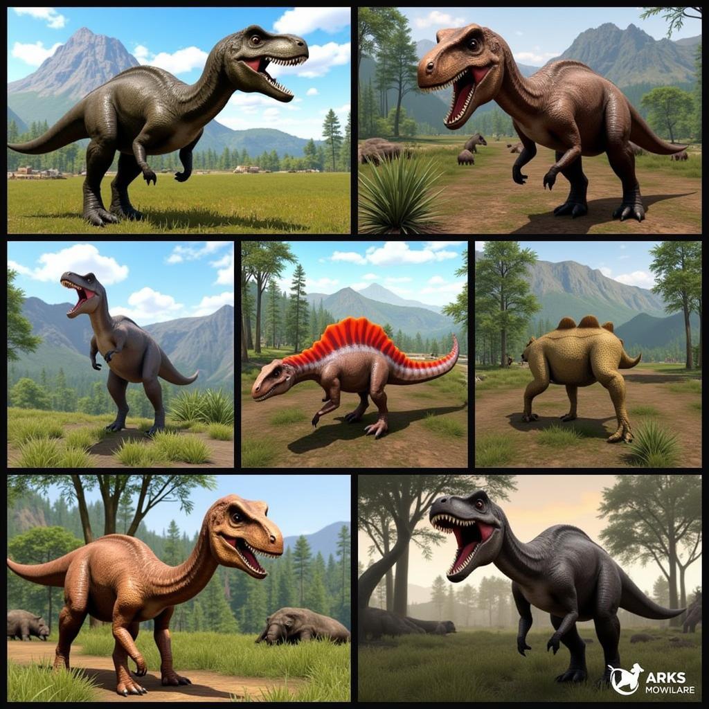 Ark Survival Evolved Mobile Mod APK Dinosaurs