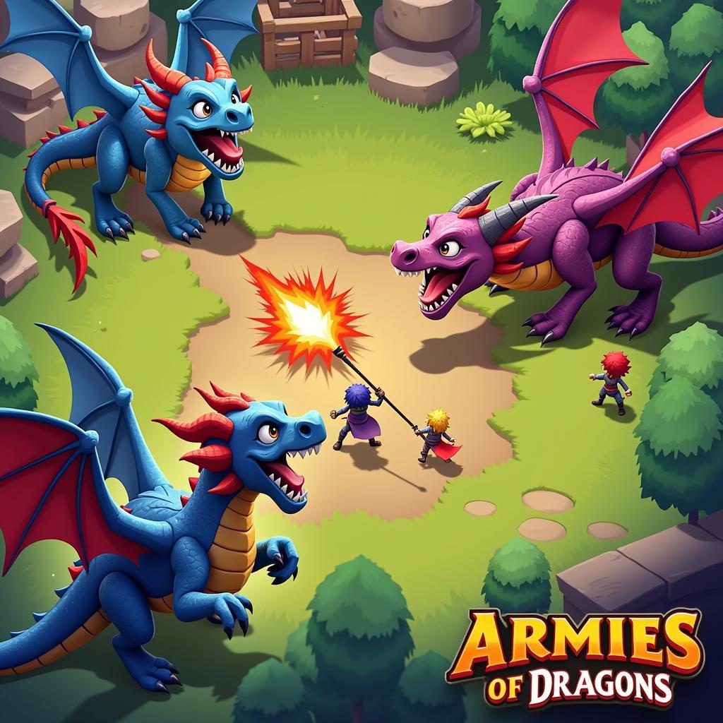 Armies of Dragons APK Gameplay Screenshot