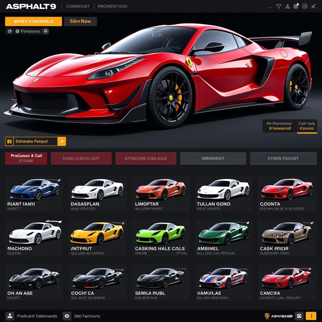 Asphalt 9 Car Customization Options