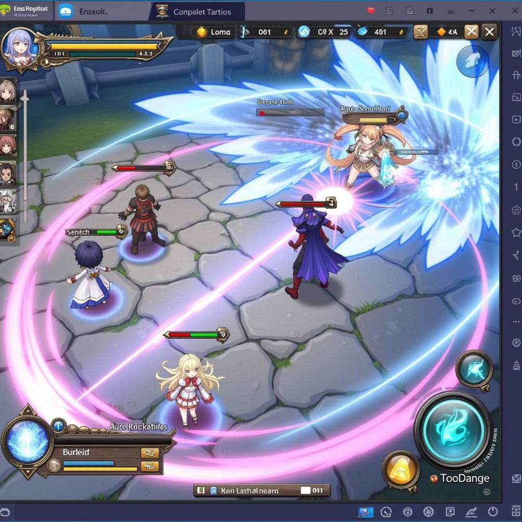 Aura Kingdom Gameplay Combat Scene