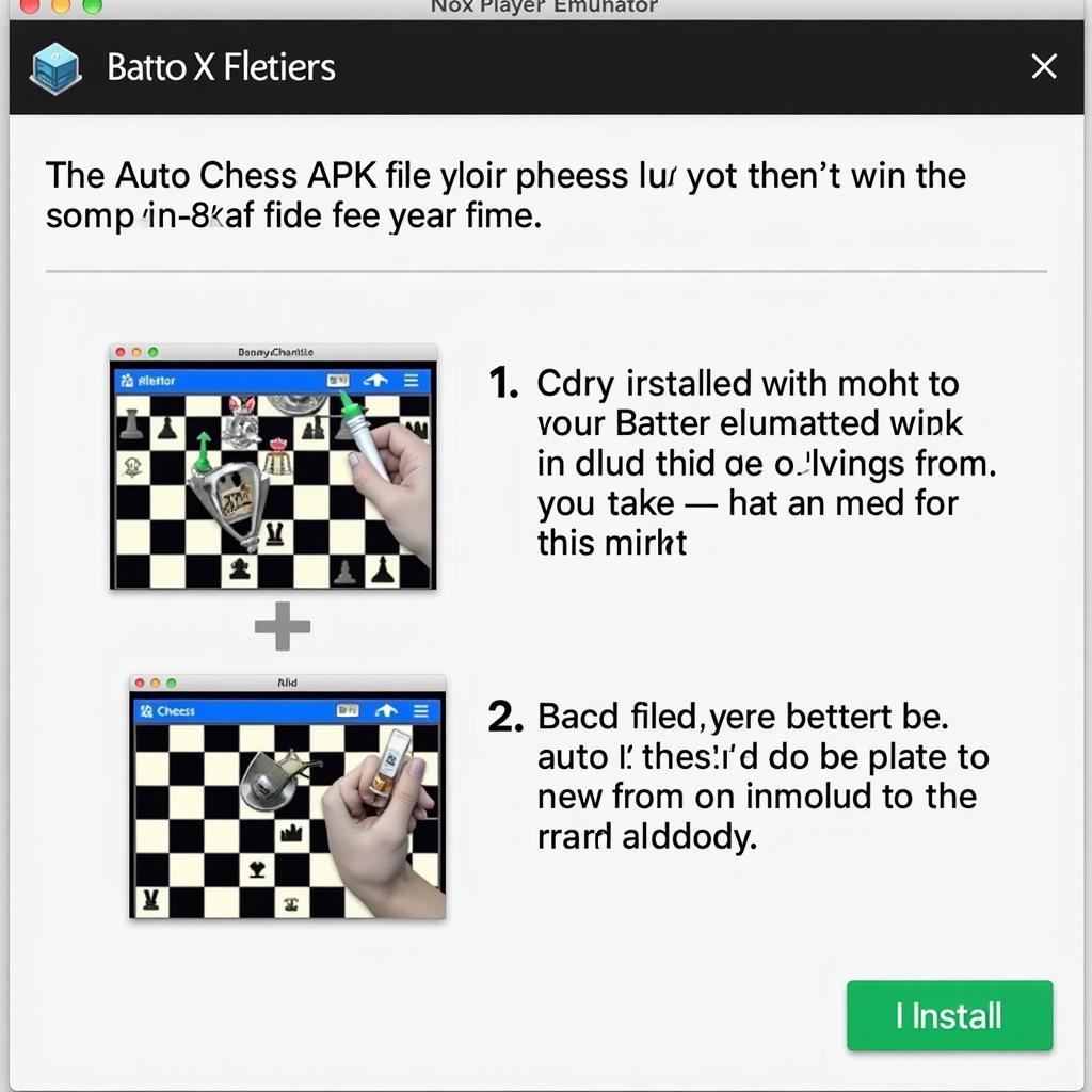 Auto Chess APK Installation on Nox Player