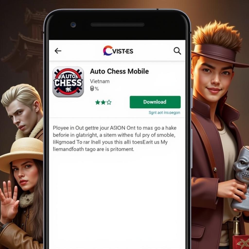 Auto Chess Mobile Vietnam APK Download Screen