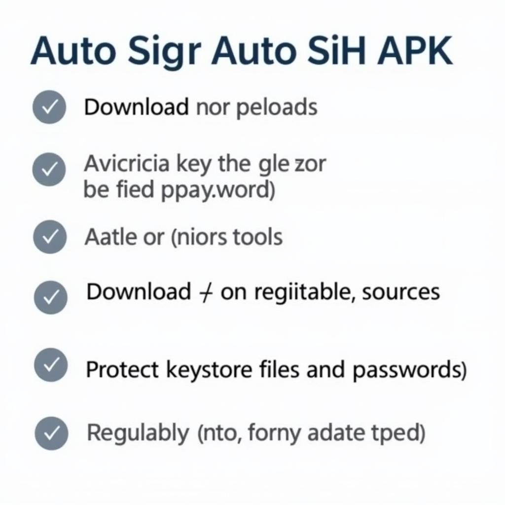 Auto Sign APK Security Best Practices