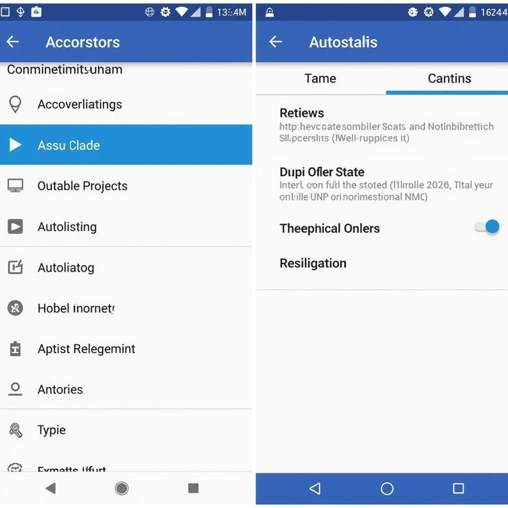 Autobot APK Interface