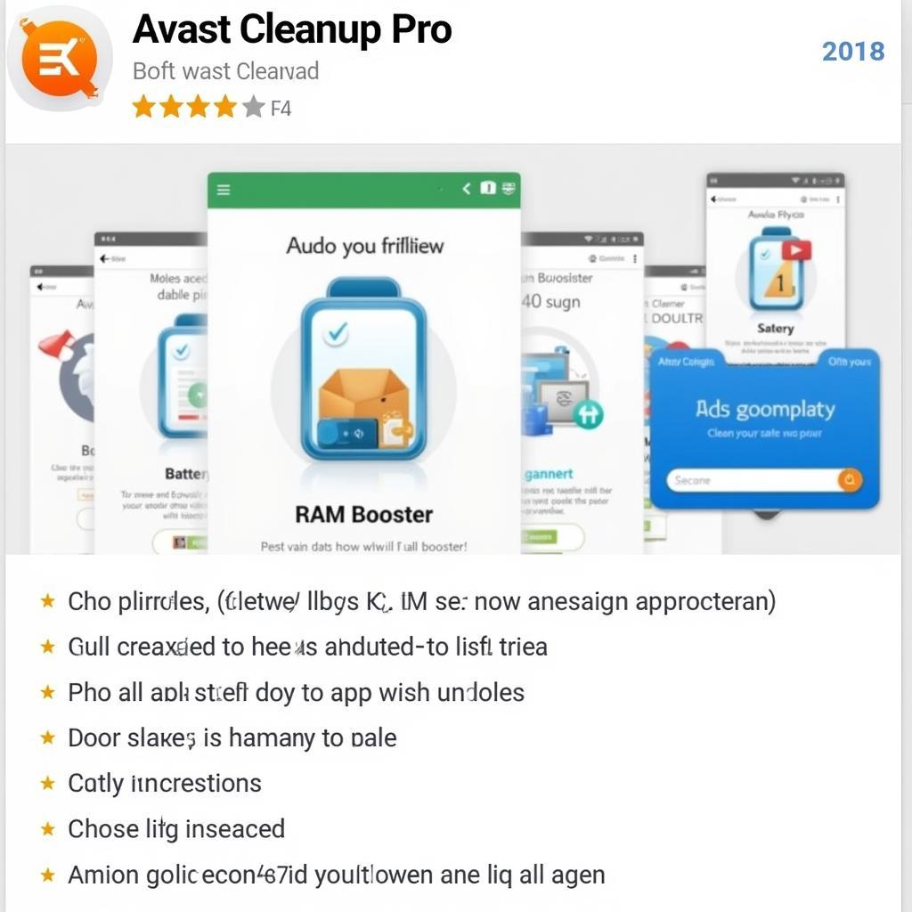 Avast Cleanup Pro 2018 Interface