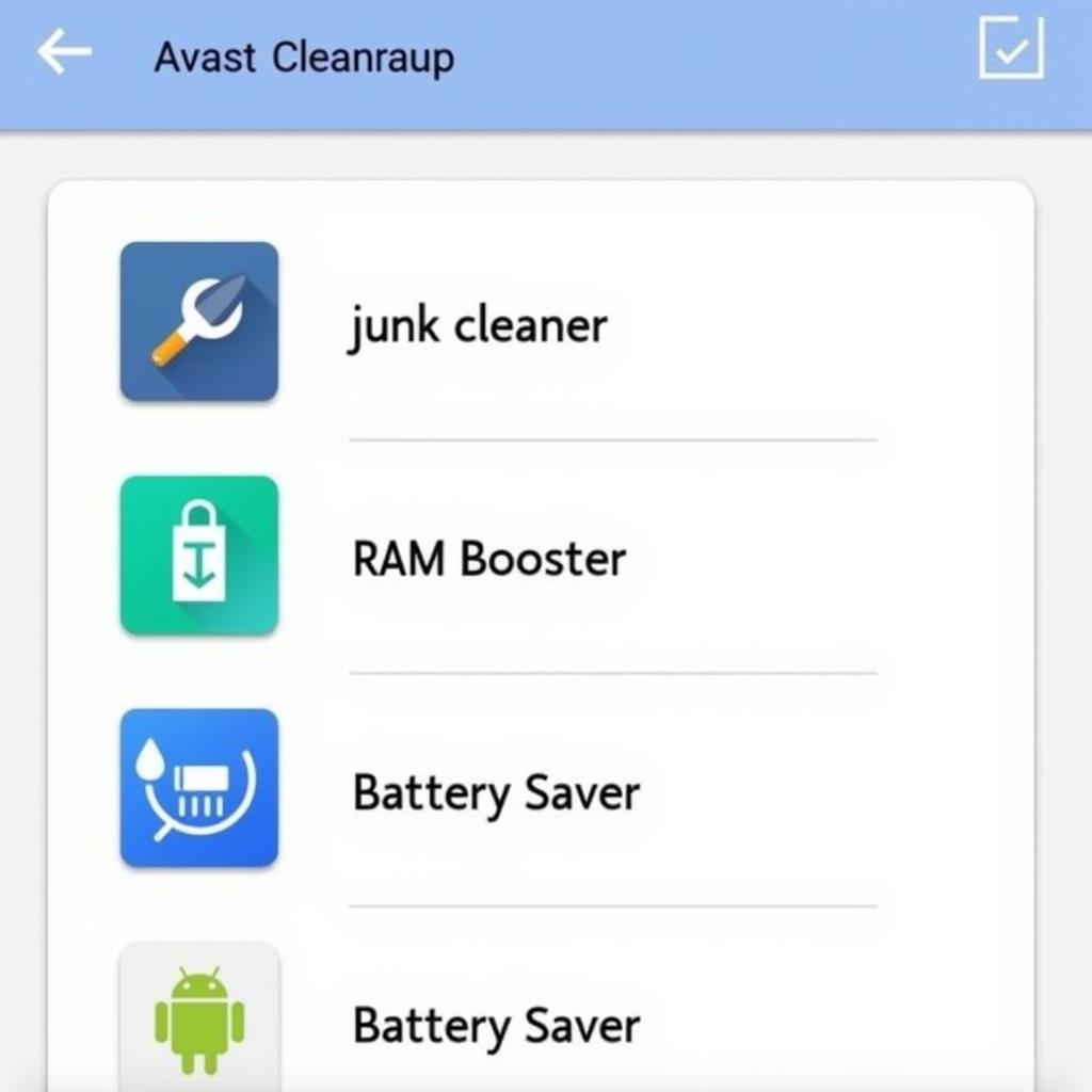 Avast Cleanup Pro Plus APK Interface