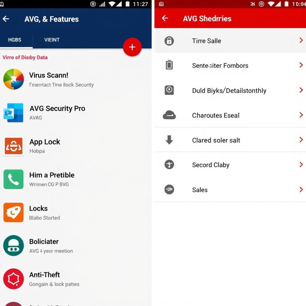 AVG Security Pro APK Interface