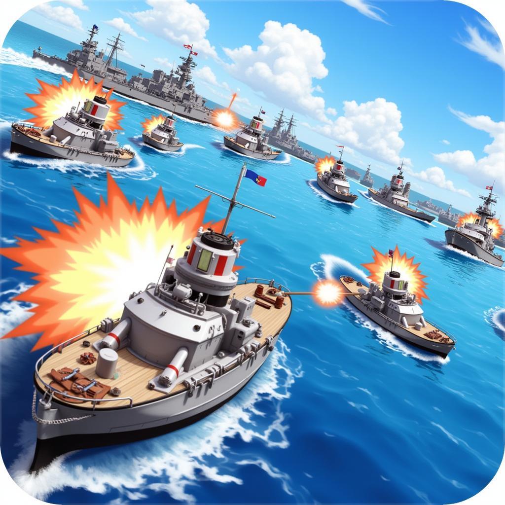 Azur Lane JP APK Naval Battle Scene