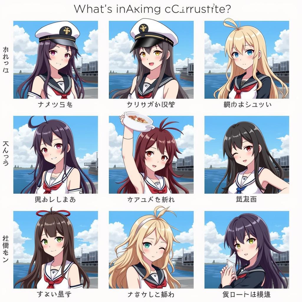 Azur Lane JP APK Kanmusu Characters