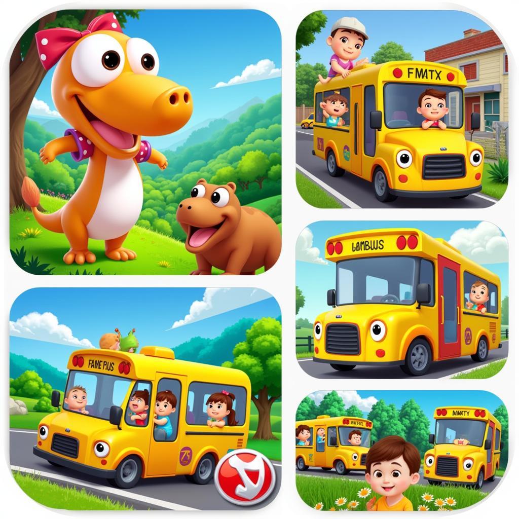 Baby Bus Games Variety