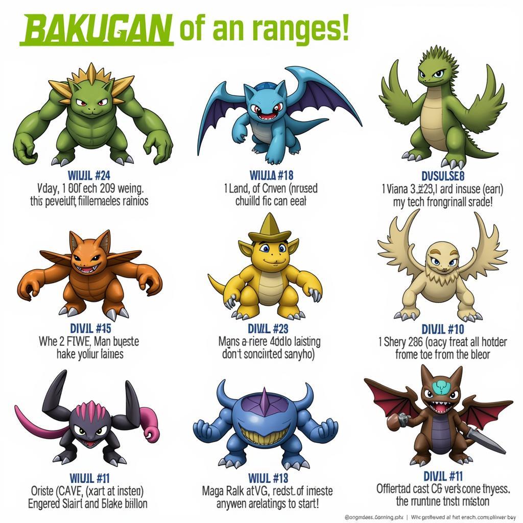 Bakugan Game APK Character Collection