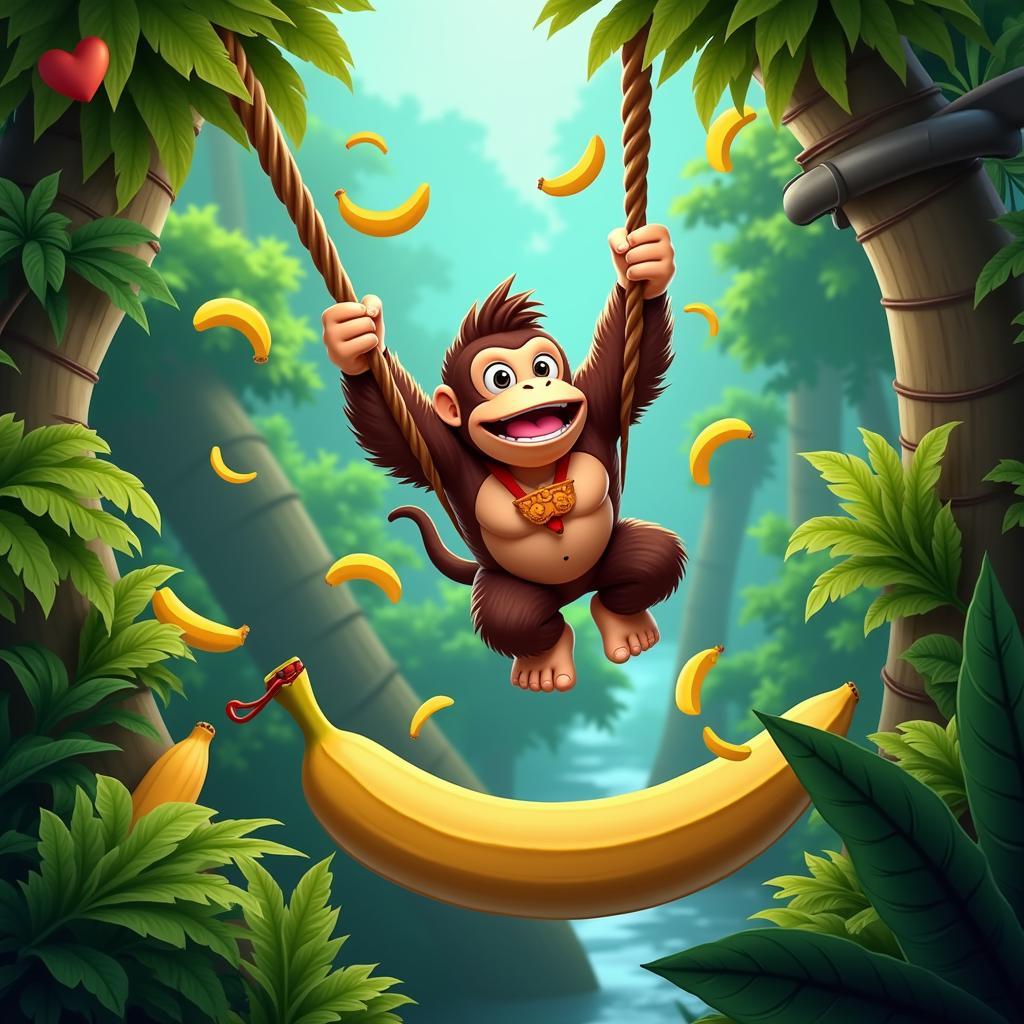 Banana Kong Hack Mod APK Gameplay Screenshot