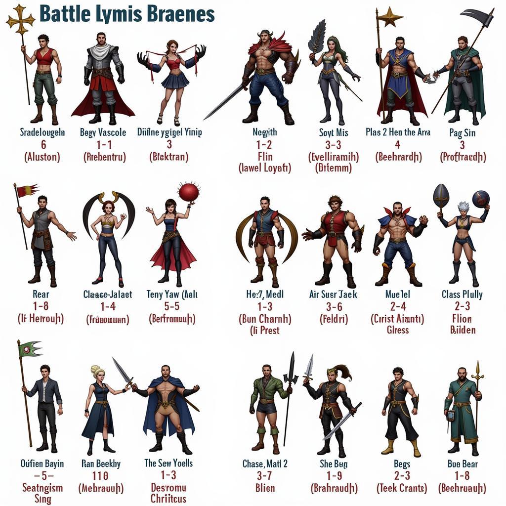 Battle Breakers Hero Roster Display