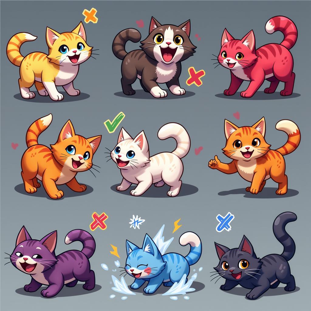 Upgraded Cats in Battle Cats Mod APK