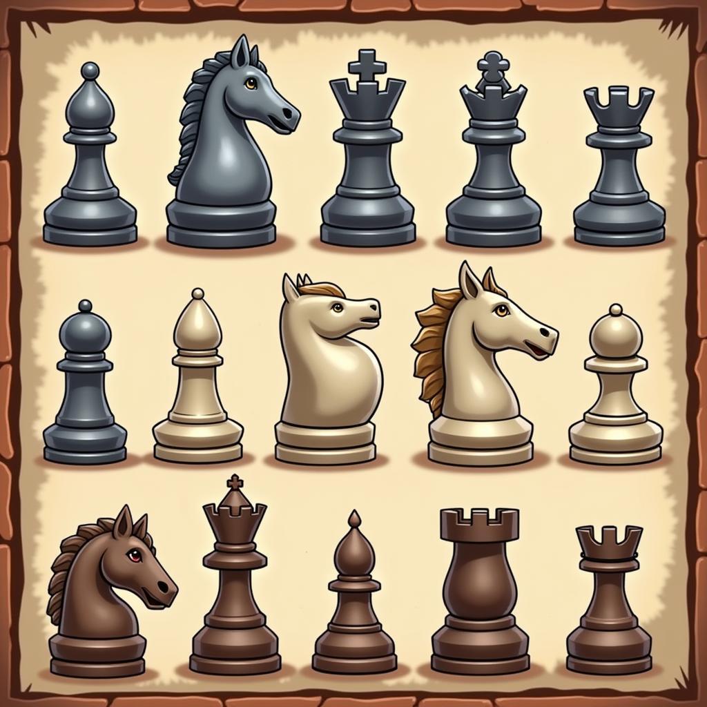 Battle Chess Game of Kings APK Different Chess Pieces