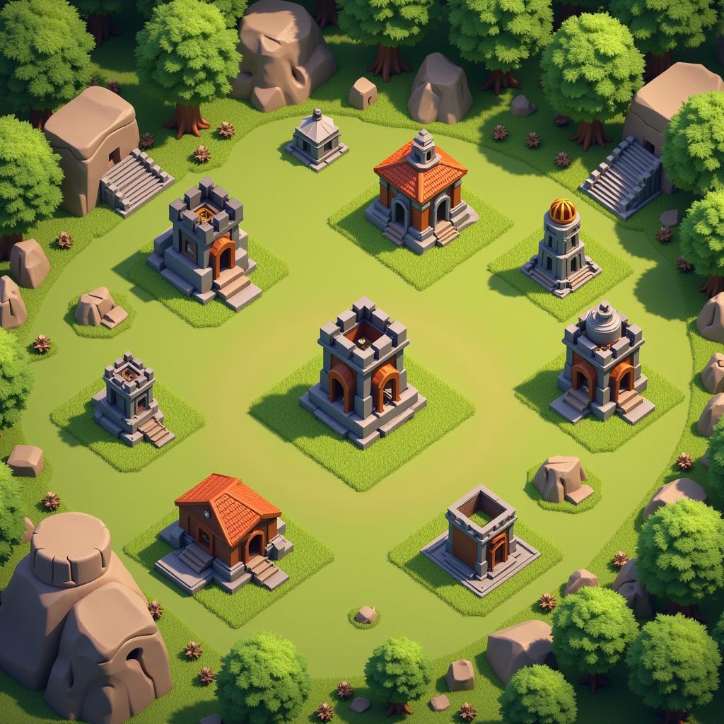 Strategic Tower Placement in Battle Towers Mod APK