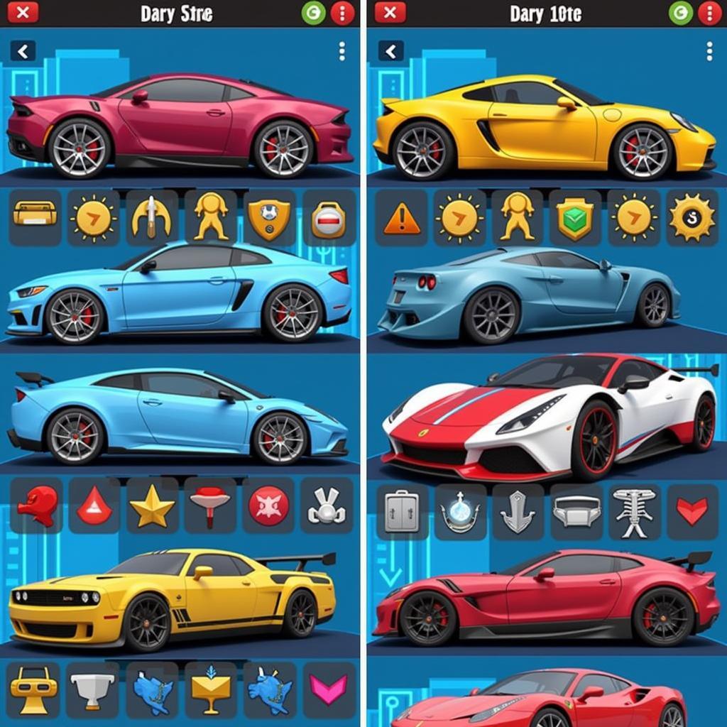 Unlocked cars in Beat Racer Mod APK on Android 1