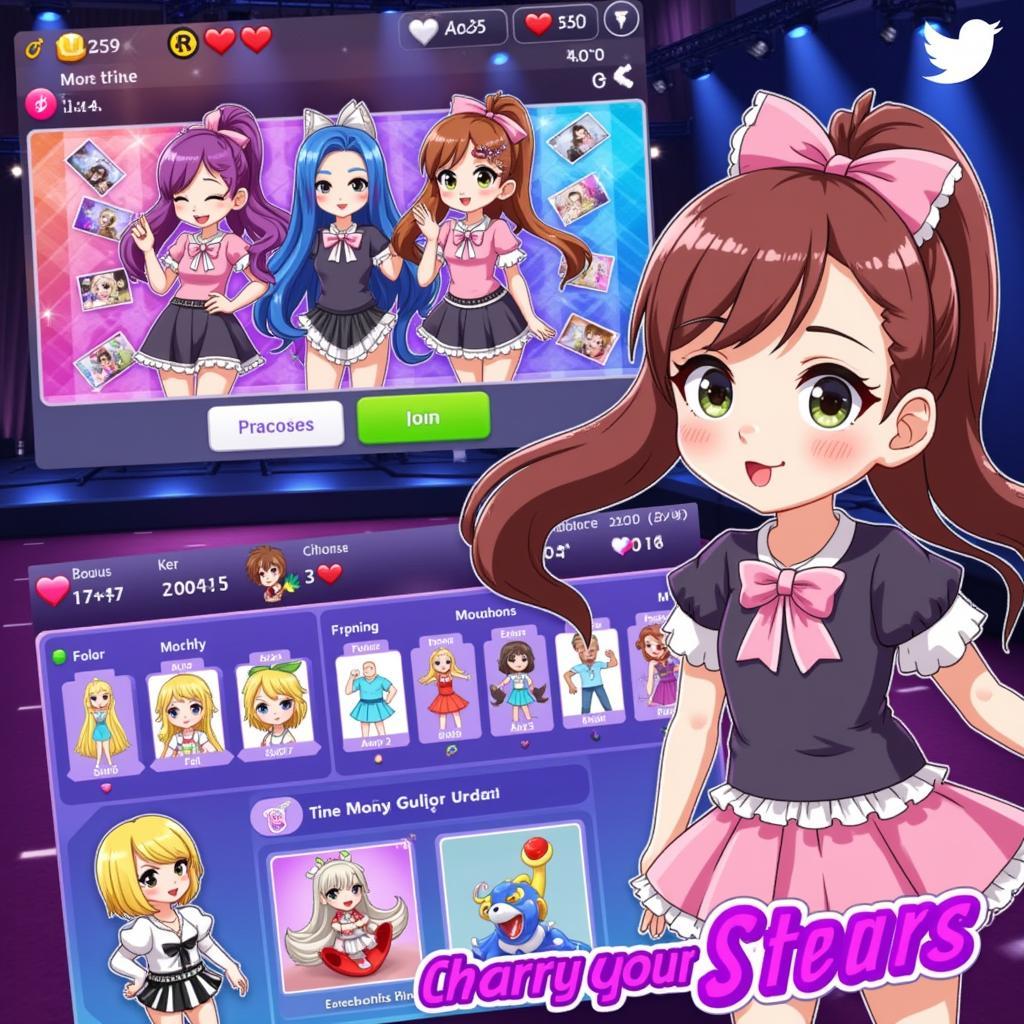 Beautiful Idol Mod APK Gameplay Screenshot