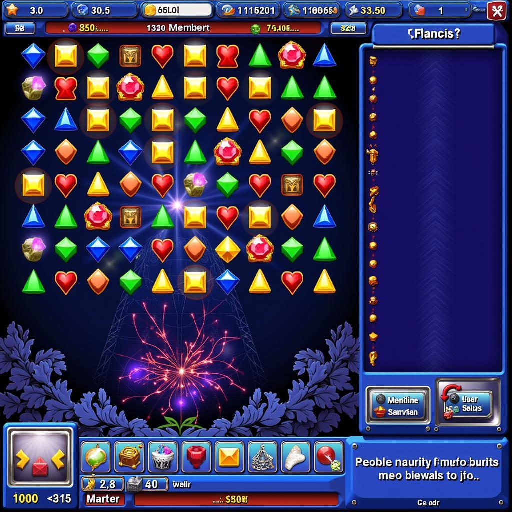 Bejeweled 2 Gameplay Screenshot