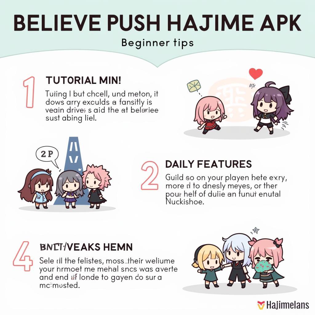 Believe Push Hajime APK Beginner Tips Visual Guide