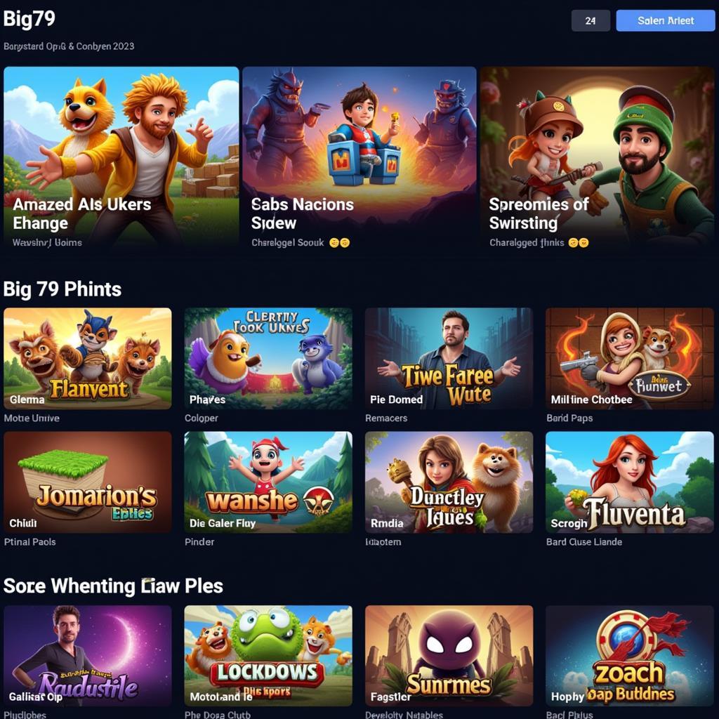 Big79 Club APK Game Selection