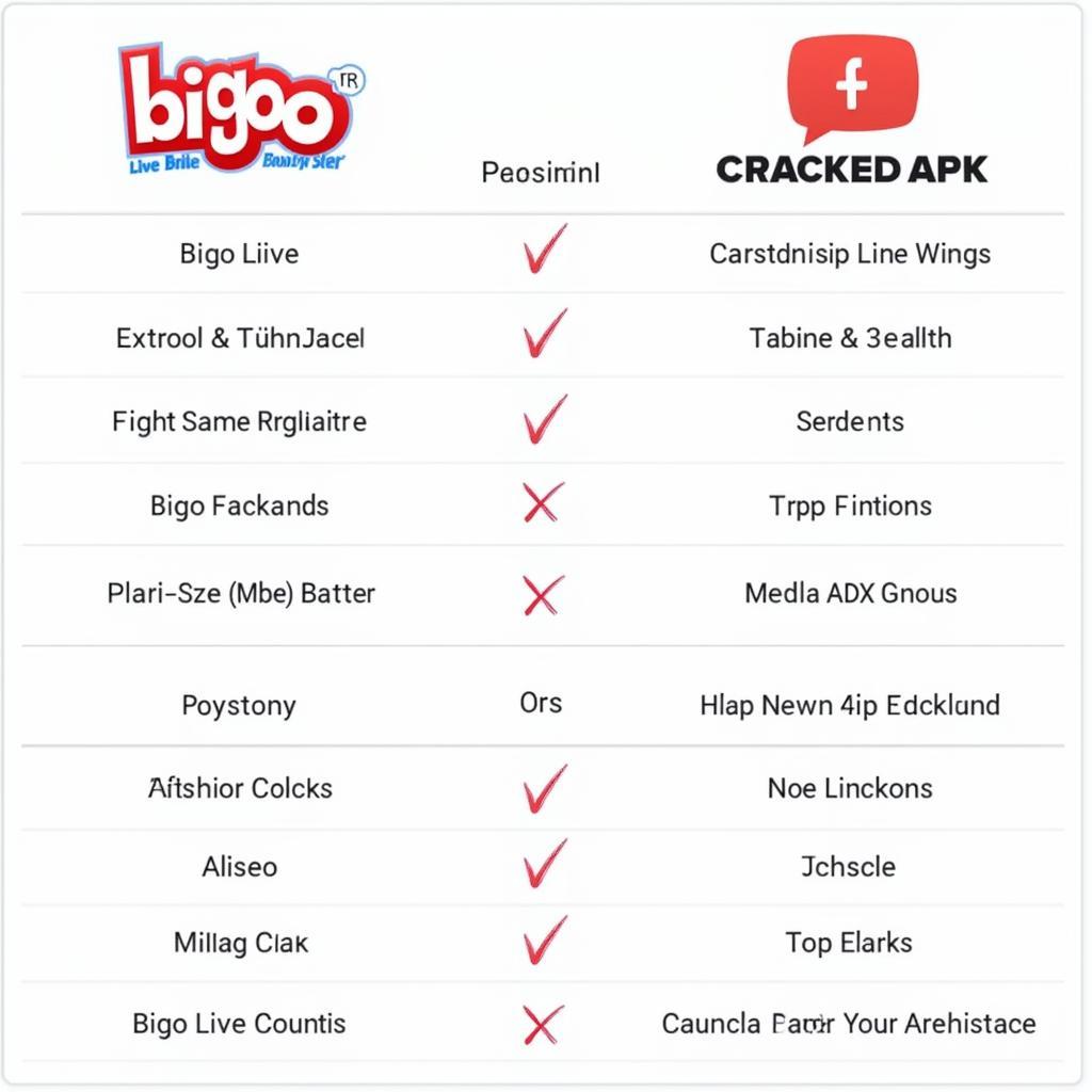 Bigo Live Premium vs Cracked APK