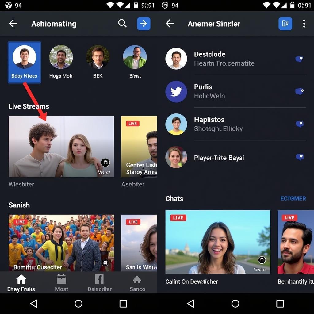 Bigo TV APK Interface Screenshot