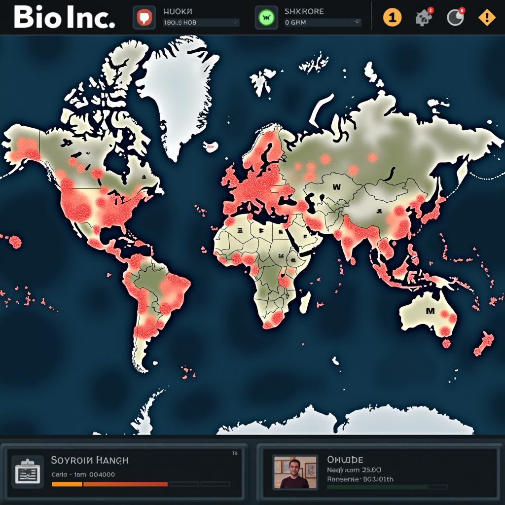 Bio Inc. Mod APK World Map