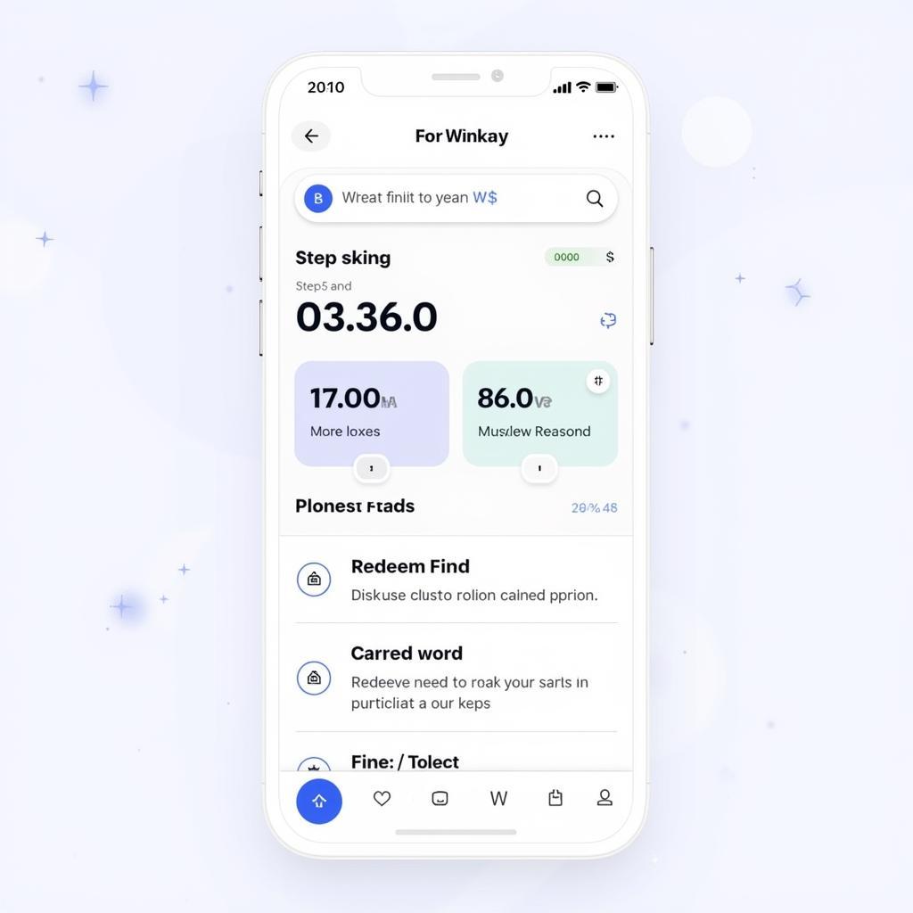 Bitwalking App Interface