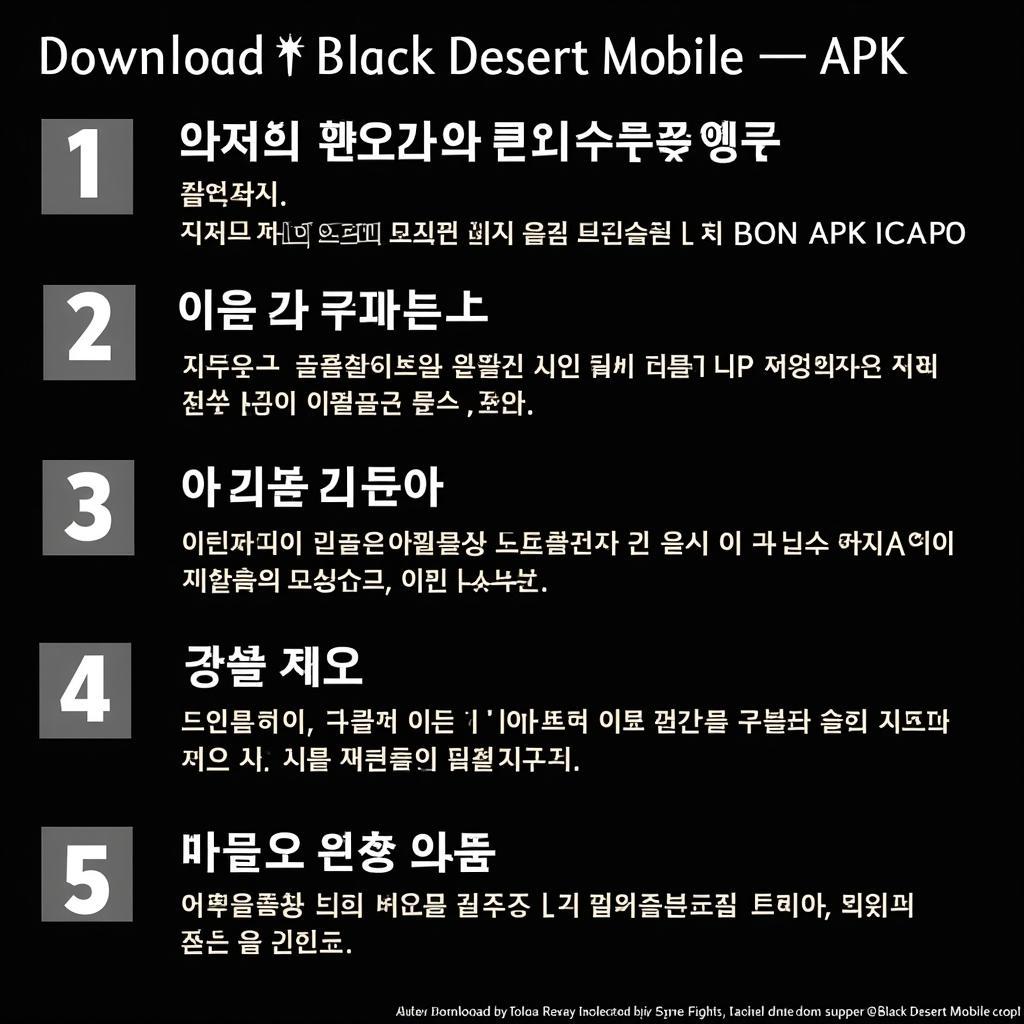 Downloading Black Desert Mobile APK Korea