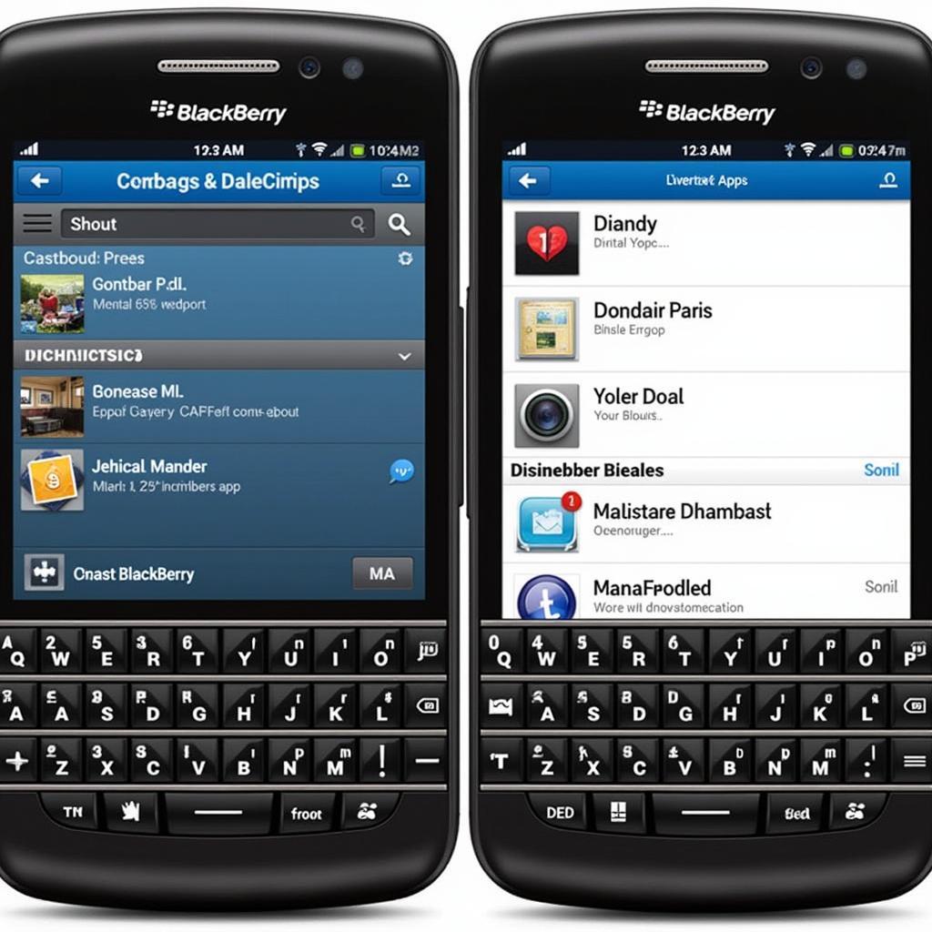 Blackberry World App Store Interface