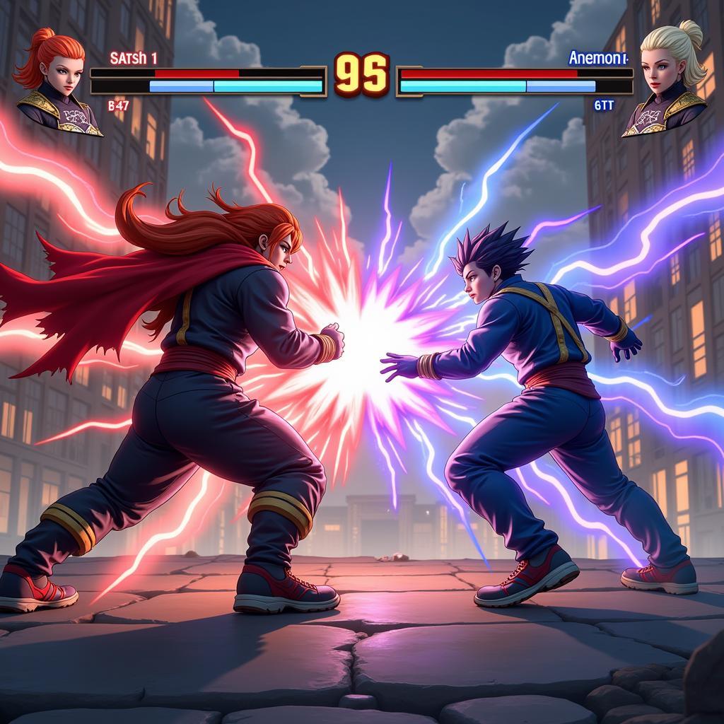 Bleach vs Naruto 3.0 APK Intense Combat Scene