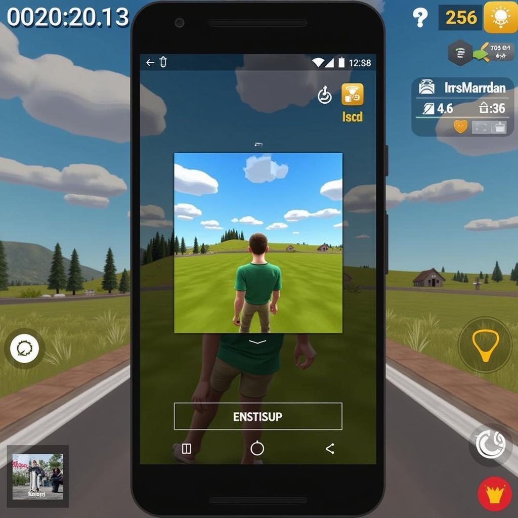 BlockLauncher Pro 1.26.1 APK In-Game Example