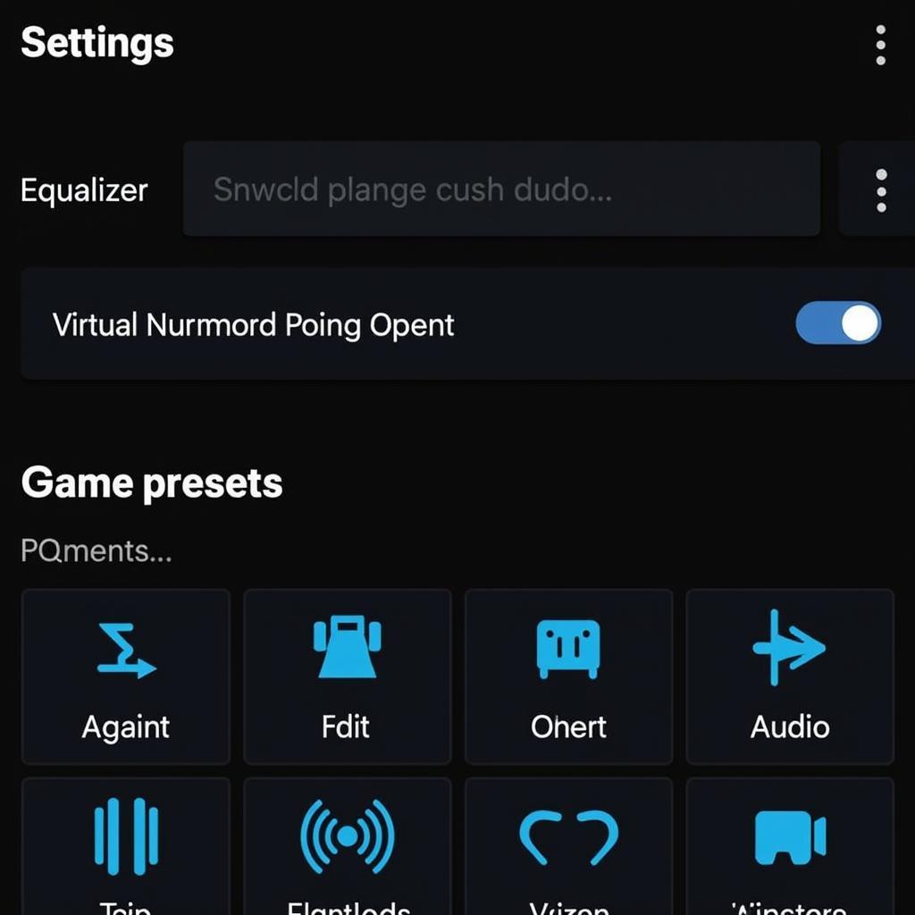 Boom APK Pro Settings Menu