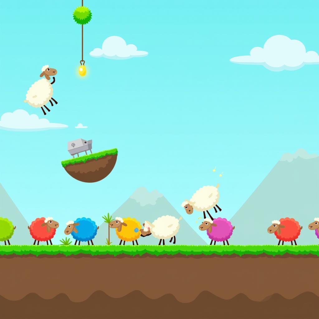 Bump Sheep Gameplay Screenshot