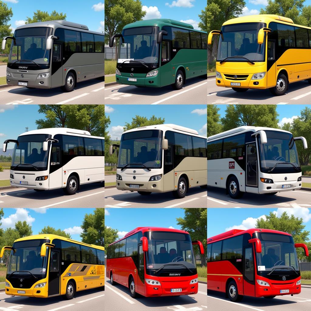 Bus Simulator Indonesia Mod Money APK Bus Selection