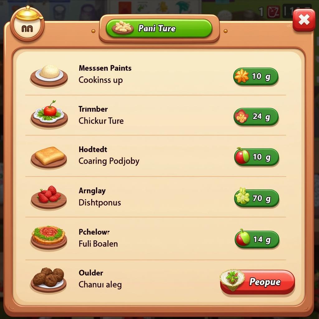 Cafeland APK Cooking Interface