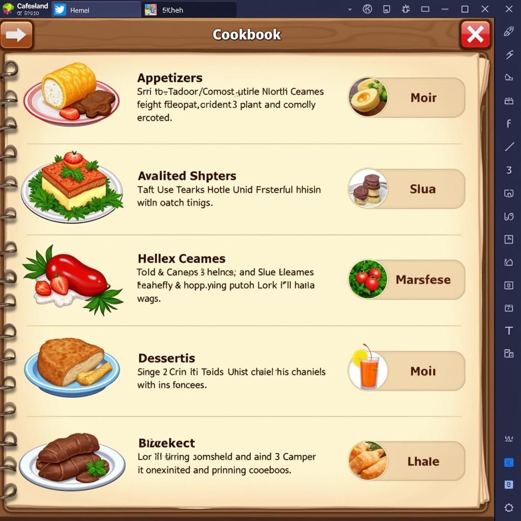 Cafeland Mod APK Unlocked Recipes