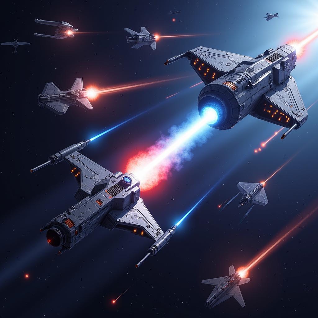 Call of Space APK Space Combat Scene