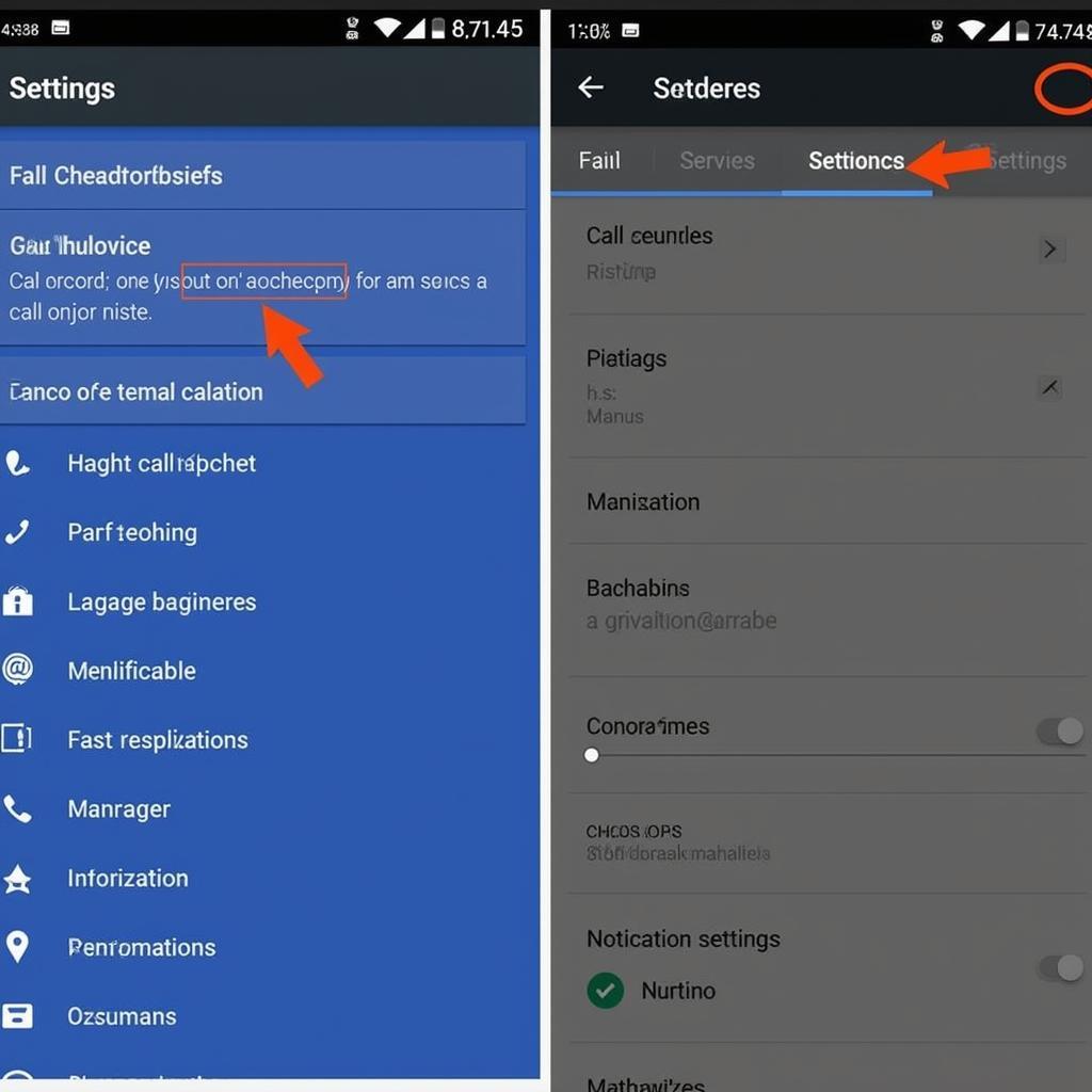 Call Recorder Settings and Options