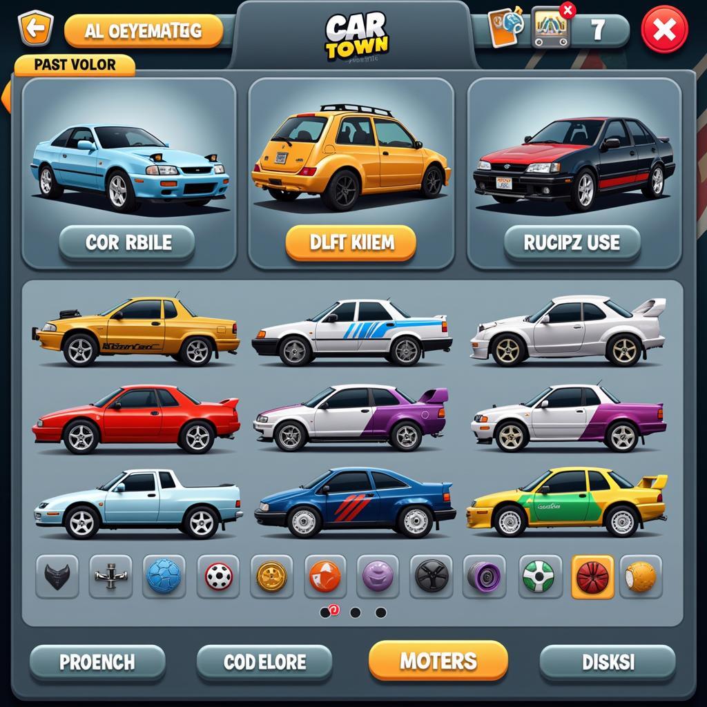 Car Town Customization Options