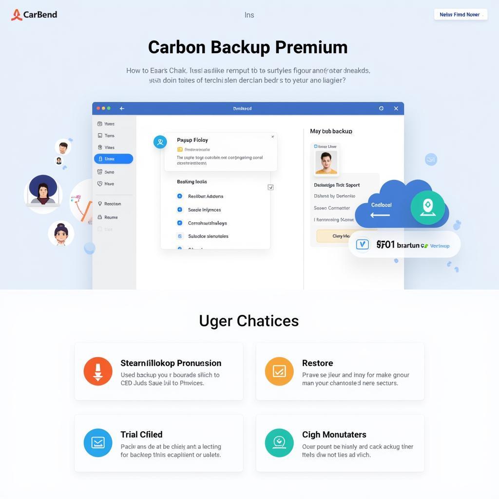 Carbon Backup Premium Interface