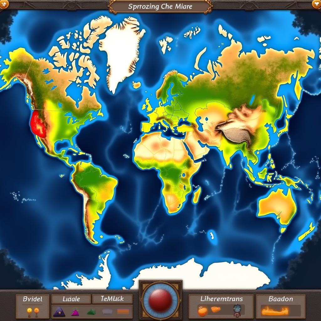 Carbon Warfare Mod APK Signed World Map