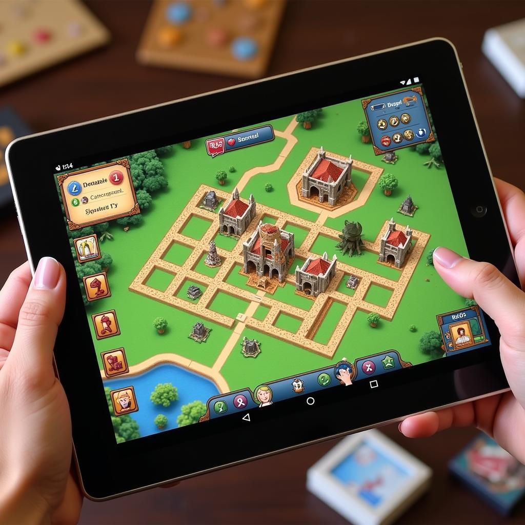 Carcassonne Game on Android Tablet Gameplay