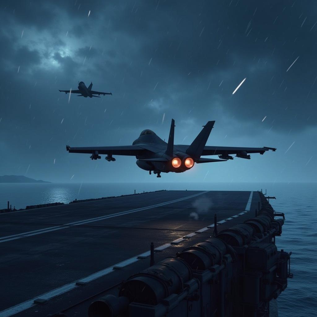 A Challenging Mission in Carrier Landing Mod APK