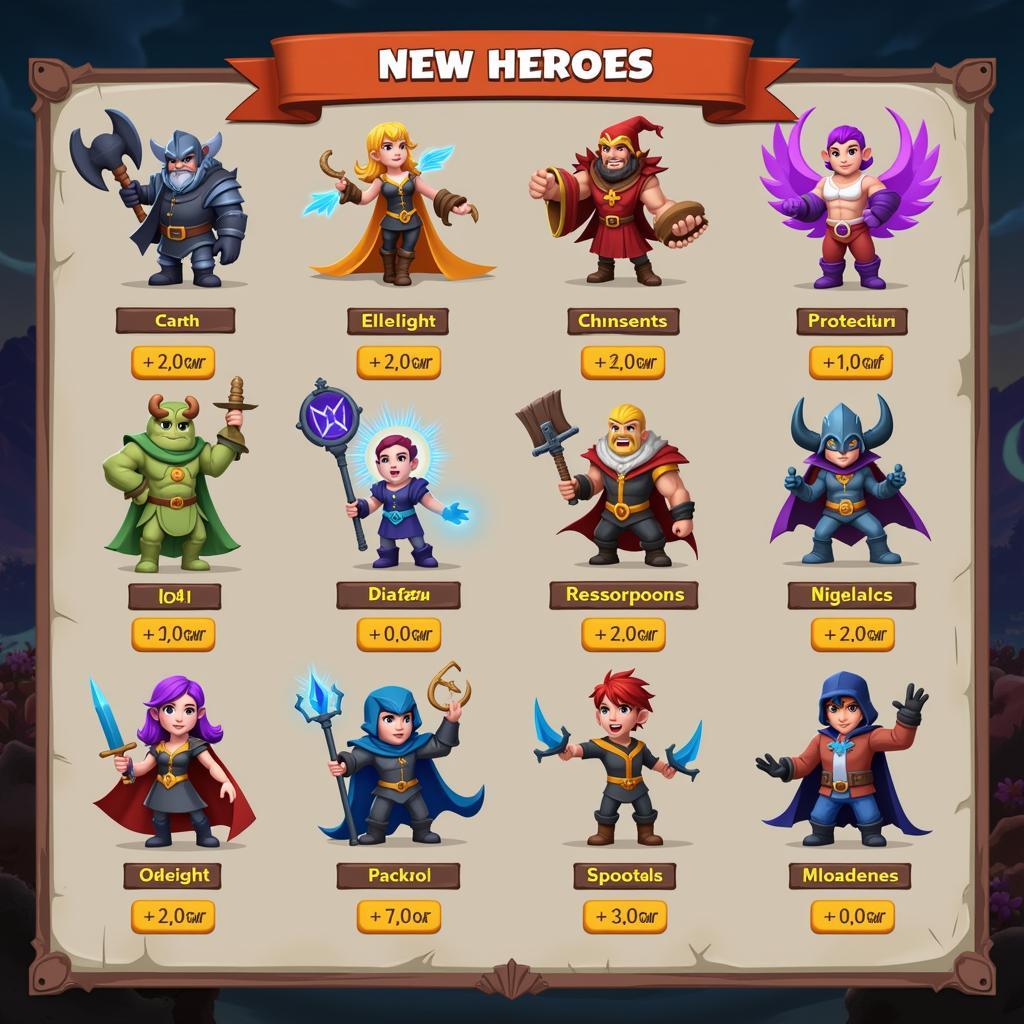 New Heroes in Castle Clash 1.6.4