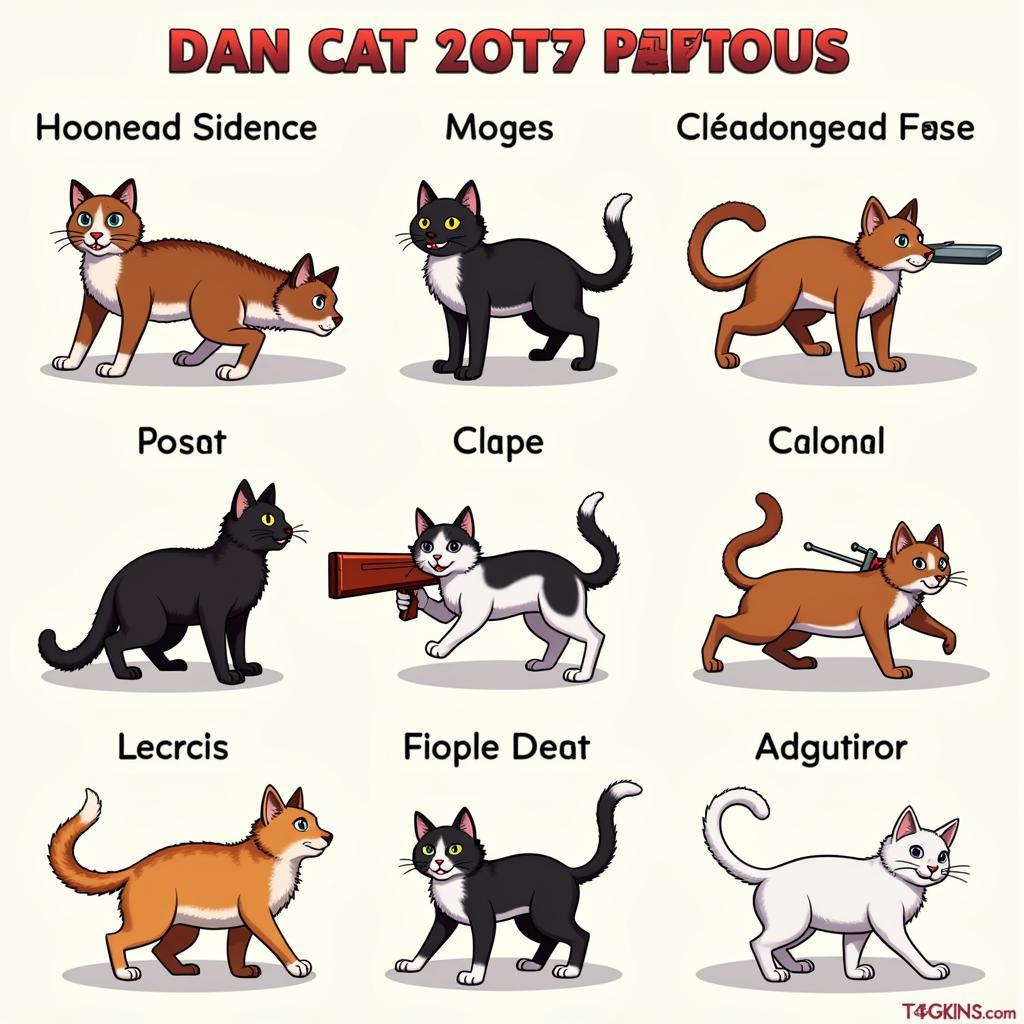 CatGun APK Character Roster