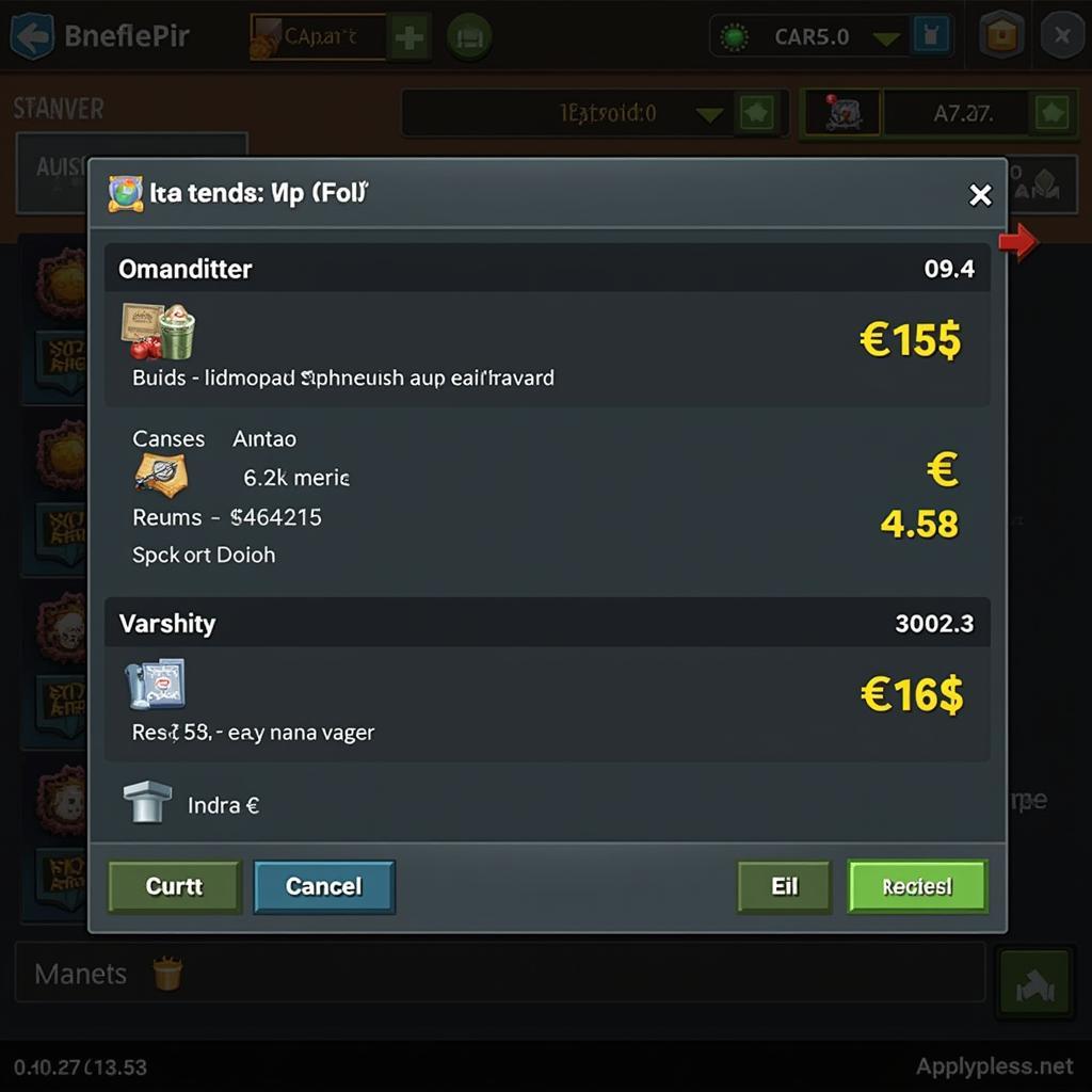 C.A.T.S. Mod Money APK Upgrade Menu