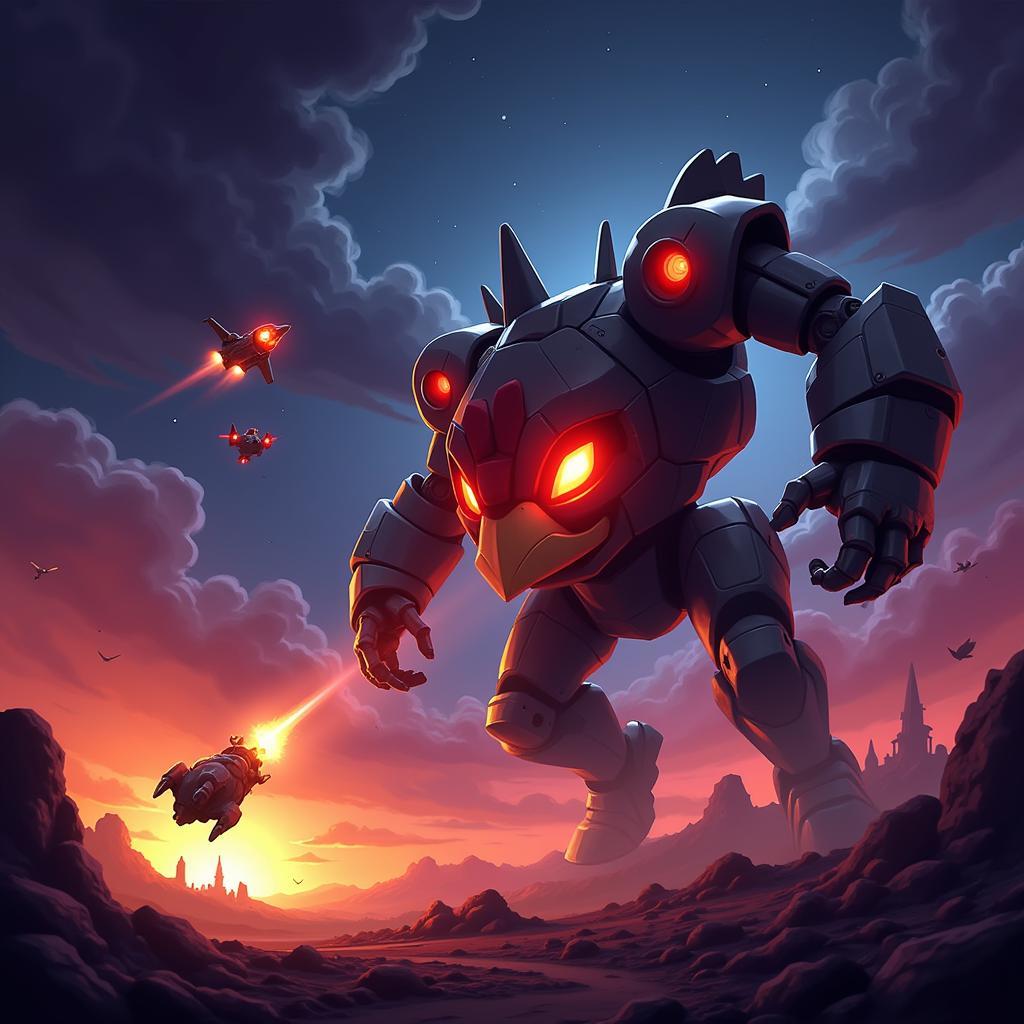 Chicken Invaders 5 HD APK Boss Battle Screenshot